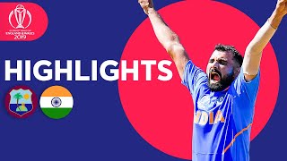 India March On With Easy Win  West Indies vs India  Match Highlights  ICC Cricket World Cup 2019 [upl. by Anawqahs110]