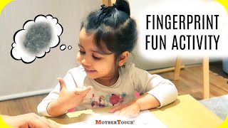 FingerPrint ACTIVITY  Fun experiment for kids [upl. by Orabla]