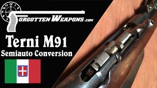 Terni M91 Carcano Semiauto Conversion [upl. by Eardnaed]