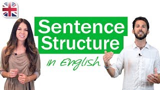 English Sentence Structure  English Grammar Lesson [upl. by Edin908]