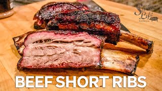 Beef Short Ribs on the Pellet Grill [upl. by Arretal343]