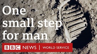 The moment man first stepped on the Moon  BBC World Service [upl. by Anaitit361]