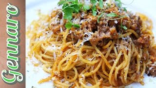 Perfect Spaghetti Bolognese with Gennaro [upl. by Ayo]