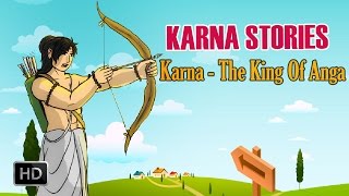 Karna Stories  Short Stories from Mahabharata  Karna The King Of Anga  Animated Stories for Kids [upl. by Ayotl627]