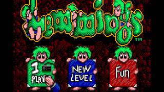 Lemmings Game Gear full playthrough [upl. by Acirretahs]