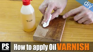 How to apply an OILBased Varnish [upl. by Yrreg]