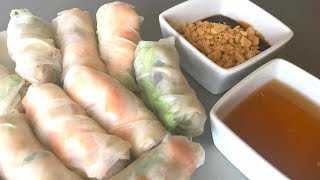 Rouleau de printemps vietnamien aux crevettes  Recette SOCOOKING [upl. by Derwin]