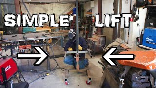 Building a simple material lift  lightweight and handy [upl. by Piscatelli]