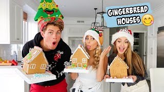 BUILDING GINGERBREAD HOUSES WITH BEN amp LEXI [upl. by Bowerman363]