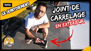 Comment faire des joints de Carrelage en exterieur [upl. by Iras]