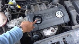 VW POLO Oil amp Filter Change [upl. by Lecroy]