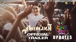 Thalaivi Official Trailer  Kangana Ranaut  Arvind Swamy  AL Vijay  Jayalalitha Biopic Movie [upl. by Skyler445]