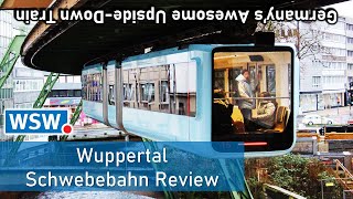 Germanys Awesome UPSIDEDOWN Train  Wuppertal Schwebebahn Trip Report [upl. by Roque]