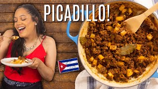 Cuban Style Picadillo  Ground Beef Recipes  Chef Zee Cooks [upl. by Farika]