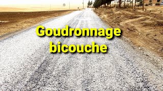 revetement bicouche goudronnage bicouche [upl. by Ambrosi]