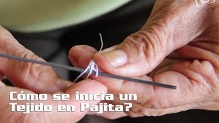 Cómo se inicia un Tejido en Pajita [upl. by Kaia]