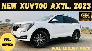 New XUV700 Ax7 luxury pack Full Review 2023 [upl. by Tasia]