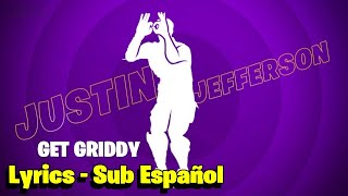 🟢 NUEVO BAILE GET GRIDDY Fortnite HD Lyrics  Sub Esp Right Foot Creep SUB ESPAÑOL 😮 [upl. by Kelula]