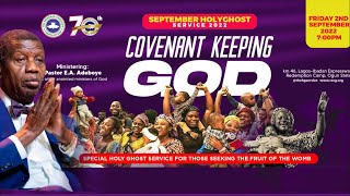 RCCG SEPTEMBER 2022 HOLY GHOST SERVICE [upl. by Arabela]