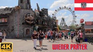 Walking Tour Vienna Wiener Prater A Beginners Guide 4K [upl. by Hanahs]