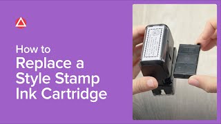 How To Replace A Style Stamp Ink Cartridge [upl. by Sirhc870]