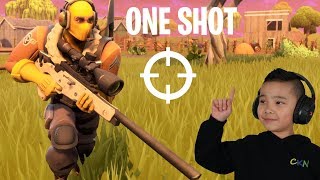 One Shot Fortnite Gameplay With CKN Gaming [upl. by Rehtse]