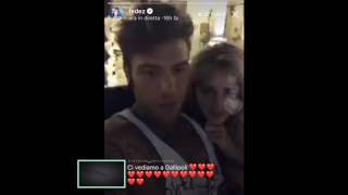 FEDEZ E CHIARA NELLA PRIMA DIRETTA INSTAGRAM COMPLETA [upl. by Nnaed]