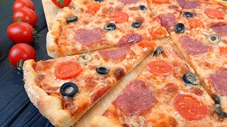 🍕PİZZA HAMURU PİZZA SOSU VE MUHTEŞEM PİZZA TARİFİ 👌TAM ÖLÇÜ 💯BEYENME GARANTİLİ PİZZA YAPIMI❗ [upl. by Sandstrom]