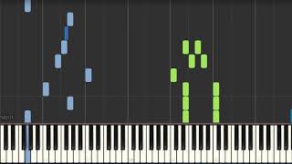 Boogie Woogie 1 Piano tutorial Synthesia [upl. by Odlawso]