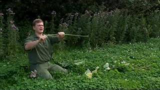 Ray Mears  How to make natural cordage from nettles Bushcraft Survival [upl. by Eelram683]