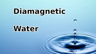 Diamagnetism of Water [upl. by Ahsienod769]