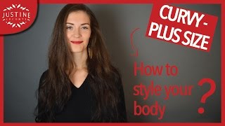 How to style a curvy body shape Plus Size body  Justine Leconte [upl. by Aniretac440]