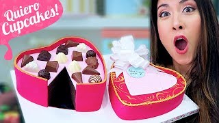 TARTA CAJA DE BOMBONES  Especial San Valentín  Quiero Cupcakes [upl. by Pam499]