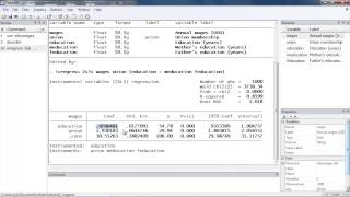 Instrumentalvariables regression using Stata® [upl. by Assert]