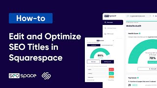 How to Edit and Optimize SEO Titles in Squarespace [upl. by Loria]