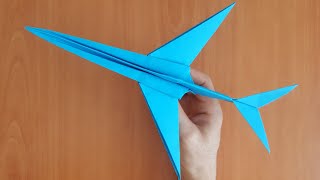 KAĞITTAN UÇAK YAPIMI  Jet  Paper Airplane  Kolay Origami [upl. by Kcerb]