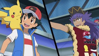 UK Ash Battles Leon  Pokémon Journeys  Official Clip [upl. by Alemaj]