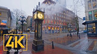 4K Virtual Walking Tour through Downtown Vancouver Canada  City Walks [upl. by Gonzalez]