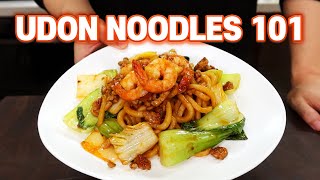 5 Minutes EASY Udon Noodles Recipes 5 Ways [upl. by Netti607]