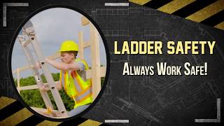 Construction Safety Ladder Safety [upl. by Ddat]