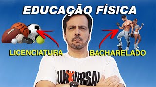 Curso de Educação Física Licenciatura x Bacharelado [upl. by Hollander]