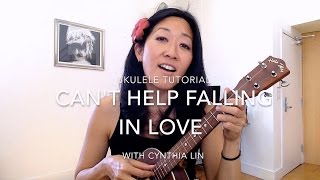 Cant Help Falling in Love  fingerpicking  Ukulele Tutorial [upl. by Yelrebmyk]