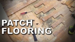 How to Patch Hardwood Floors  Every Step [upl. by Idmann]