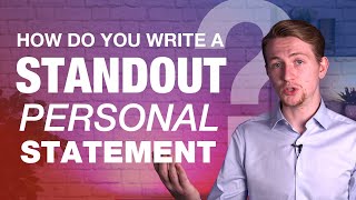 How to write a standout personal statement  Career Hacks [upl. by Cromwell]