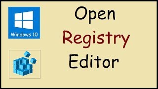 How to open the registry editor in Windows 10 [upl. by Eiuqnimod]