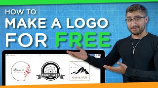 How to Make a FREE Logo in 5 Minutes  2021 [upl. by Ahsinrac]