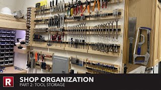 Shop Organization  Part 2 Tool Storage [upl. by Akerboom432]