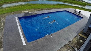 MASSIVE Pool Construction Timelapse [upl. by Lipski]