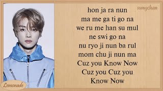 NCT U  Know Now Easy Lyrics [upl. by Nolana]