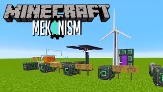 BEST POWER GENERATOR  MINECRAFT  MEKANISM v10 MOD GUIDE [upl. by Chapnick]